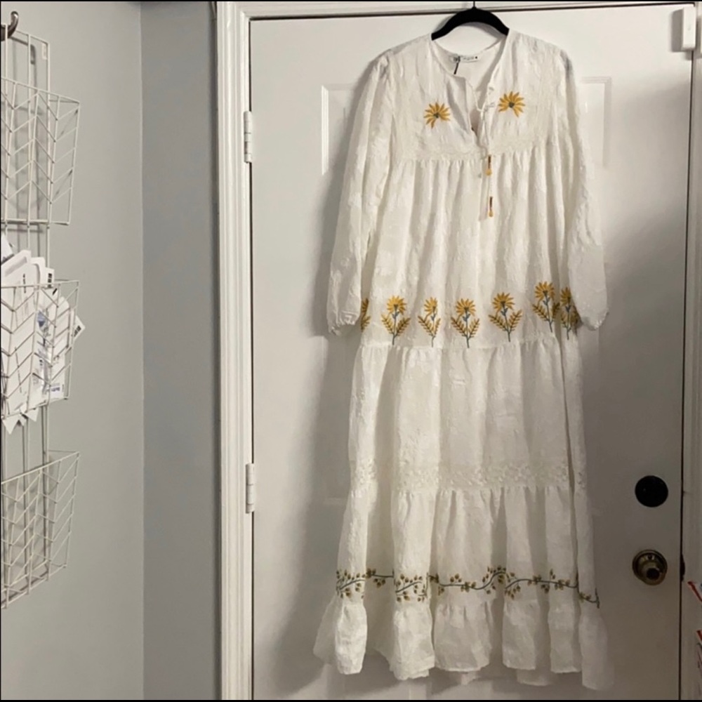 Zara white dress